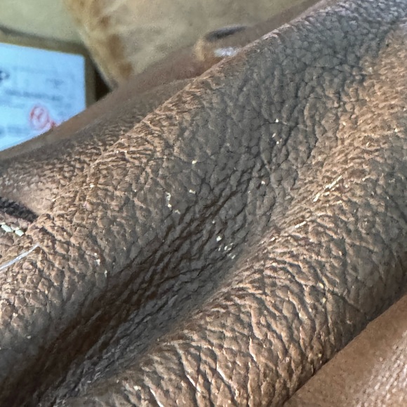 Dooney & Bourke Nina Tan Leather Satchel Bag - Picture 12 of 12